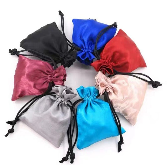 Custom Silk Satin Dustproof Drawstring Pocket