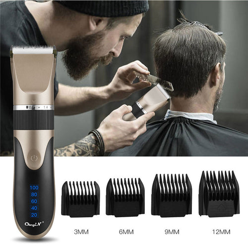 Household Electric Digital Display Hair Electric Hair Clipper