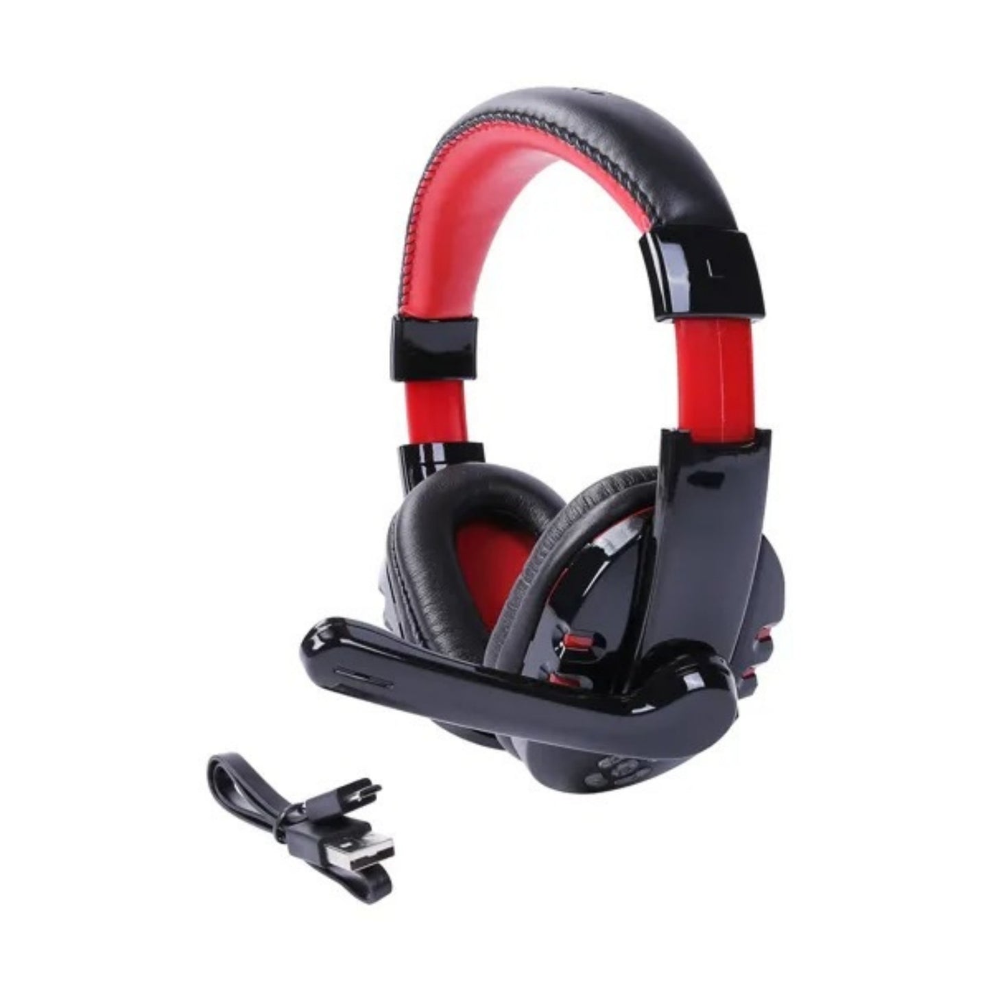 Wireless Bluetooth 4.2 Over Ear Earphone Noise Canceling Adjustable Earphone Deep Bass Stereo Gaming Micro Headphones