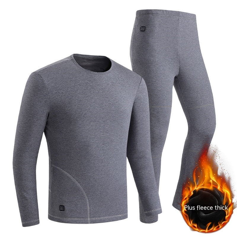 بدلة حماية من البرد سميكة مزودة بتدفئة USB من Long Johns