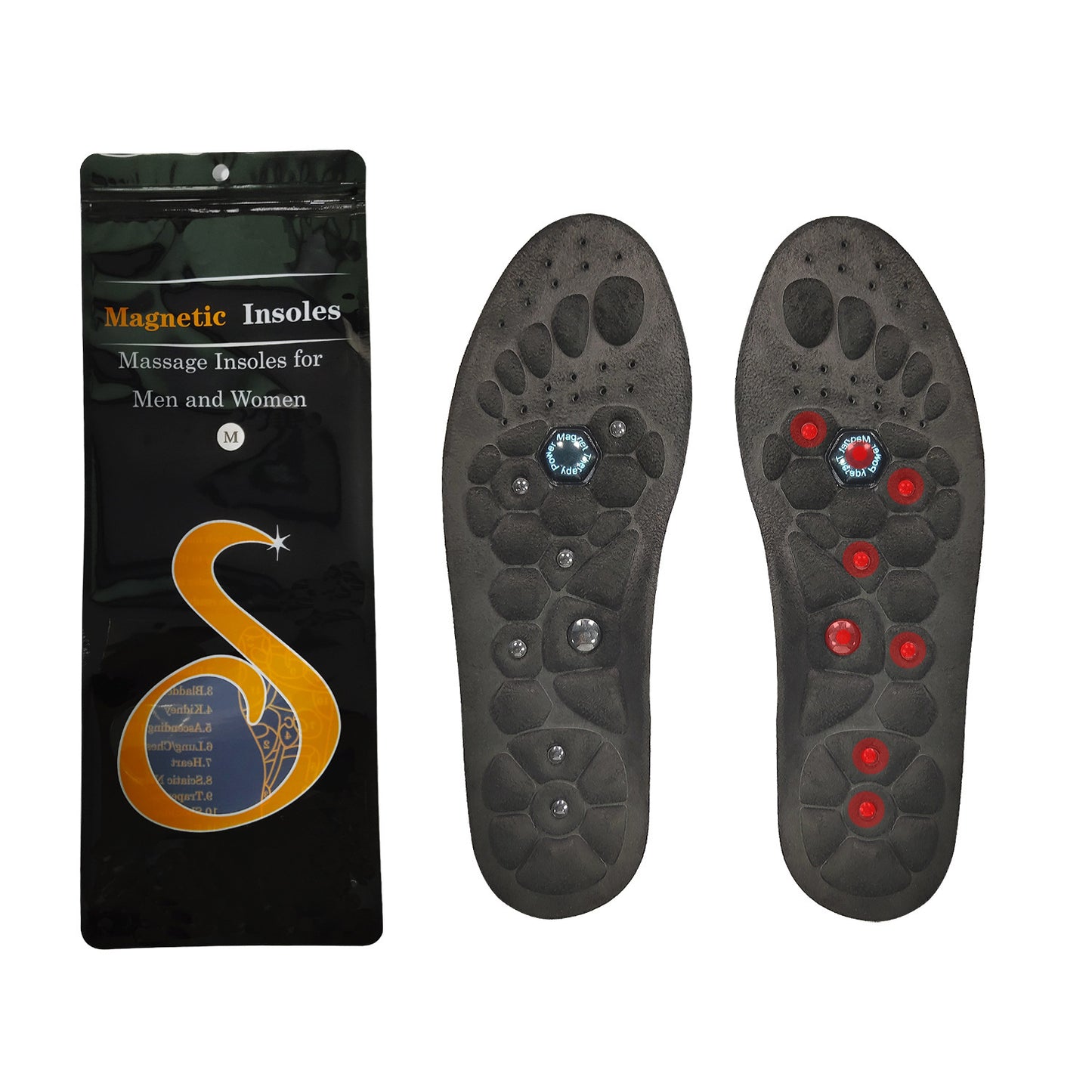 Medical Magnetic Insole Therapy Sports Insoles Orthopedic  Massage Foot Weight Loss Slimming