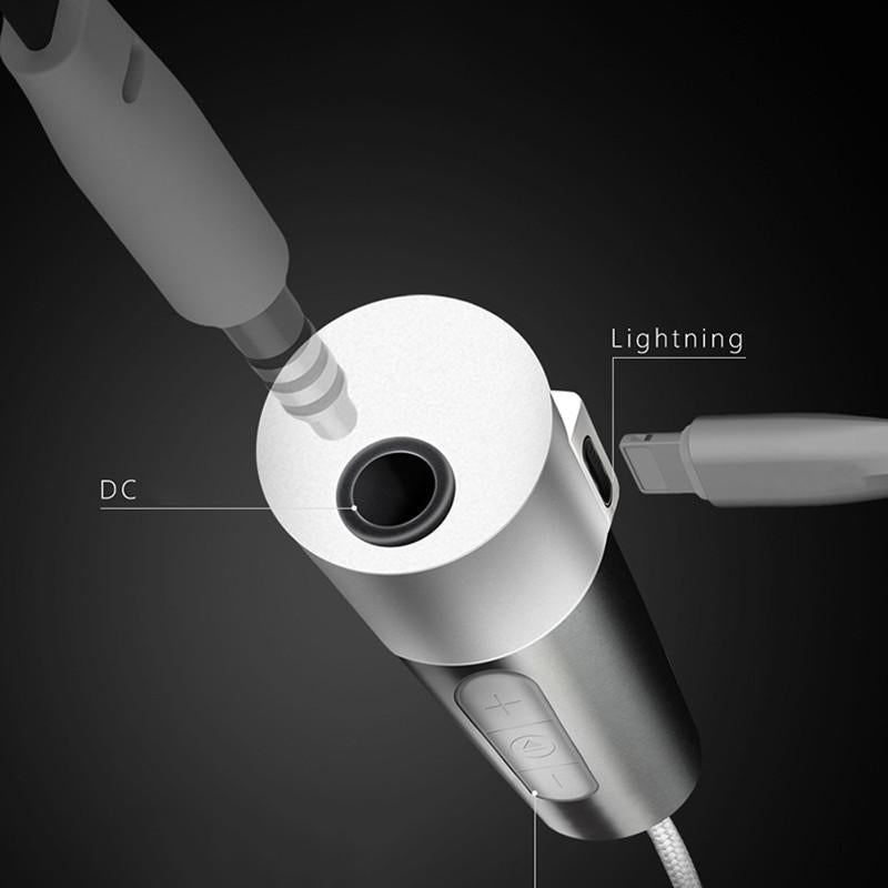 2 in 1 for Lightning to 3.5mm Earphone Headphone