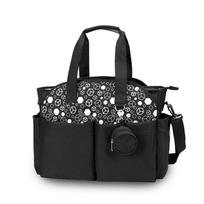 Outdoor Simplicity Printed Portable Single-shoulder Mommy Bag
