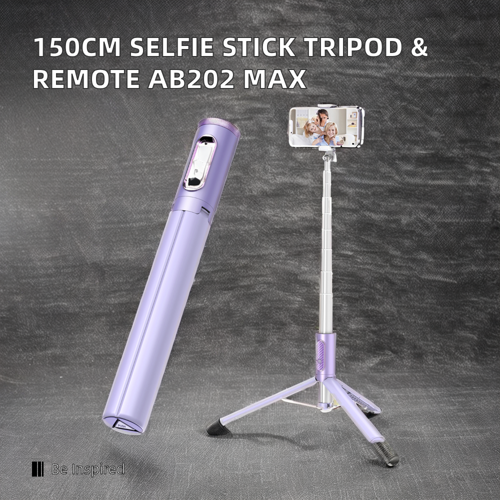 New Long Selfie Stick Tripod Carbon Fiber Plastic Detachable Remote Control