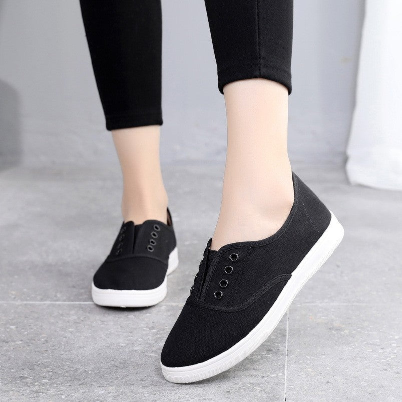 Low-top Canvas Shoes Students Flat Casual