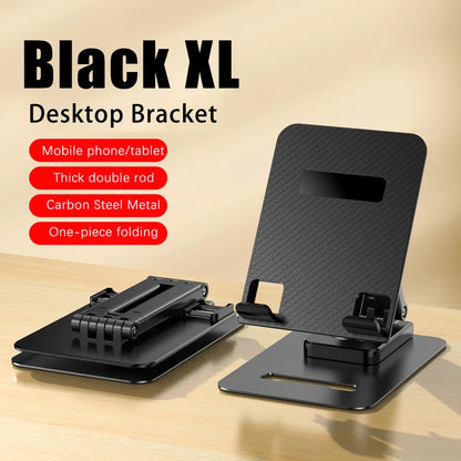 Metal enlarged flat plate rotating bracket desktop flat plate support bracket multifunctional lifting and folding