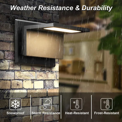 Inowel Wall Light Outdoor LED Wall Mount Lamp Modern Wall Mount Sconce Lantern Fixture For Porch Front Door 17309