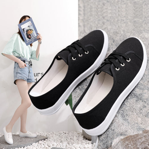 Spring And Autumn Canvas Student Shoes