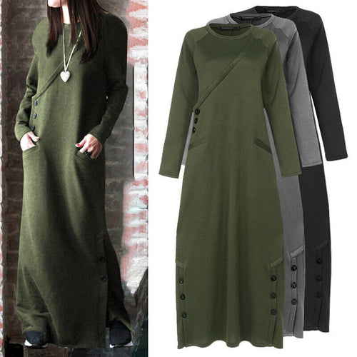 Autumn And Winter European And American Sweater Dress Slim-fit Sheath