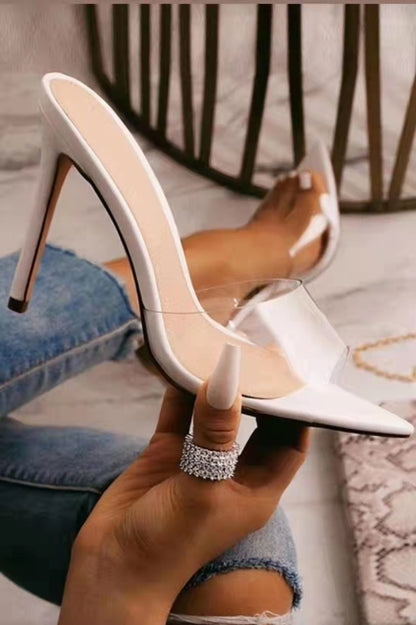 Women's Ultra-high Vamp Stiletto Heel Slippers