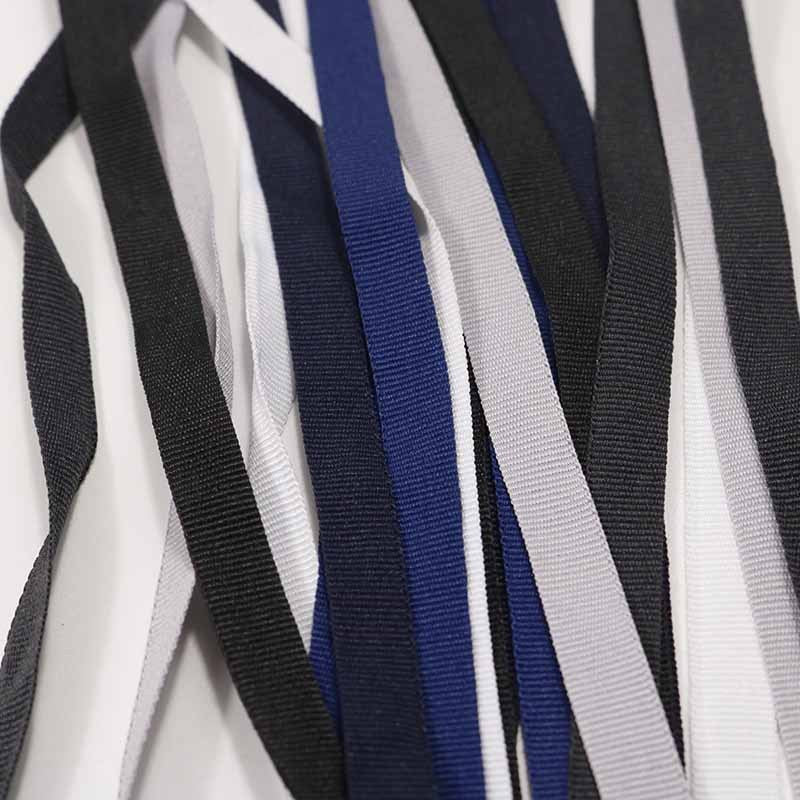 1cm Polyester Plain Weave With Black And White Textile Accessories