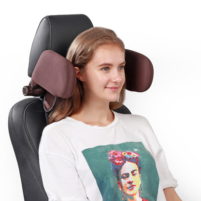 Car Seat Headrest Pillow Travel Rest Neck Pillow Support Solution For Kids Pillow And Adults Auto