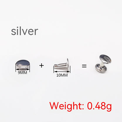 Belt DIY Mounted Rivet Double-sided Rivet Small Flat Nail