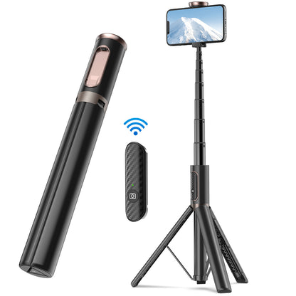 New Long Selfie Stick Tripod Carbon Fiber Plastic Detachable Remote Control