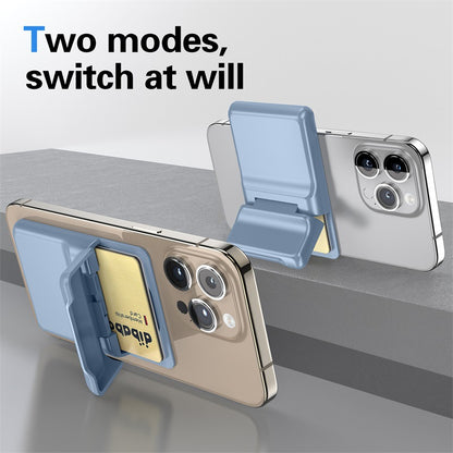 Applicable to iPhone 15 mobile phone card holder Apple 14 MagSafe magnetic card holder wallet back sticker card holder bracket 13