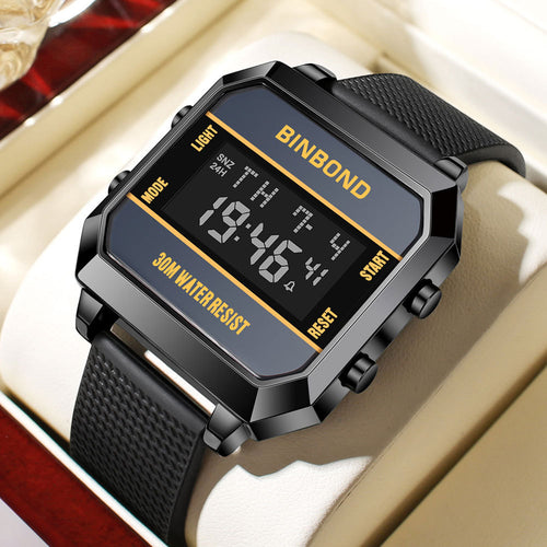 Stylish And Versatile Student Sports Waterproof Men's Electronic Watch