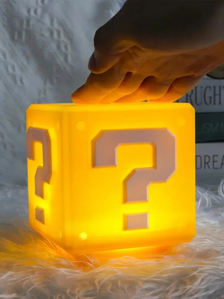 LED Question Mark Night Light Games Toy Children  Table Lamp USB Charging Kids Birthday Gift