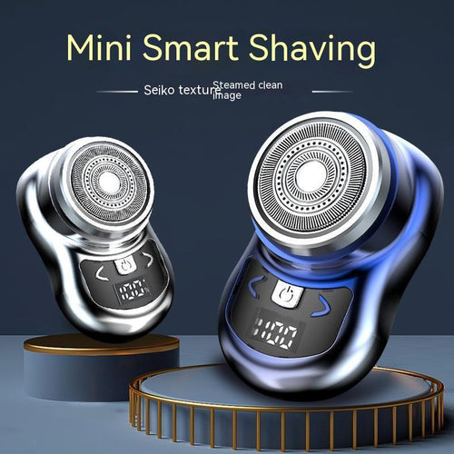 Battery Display Mini Men's USB Electric Shaver