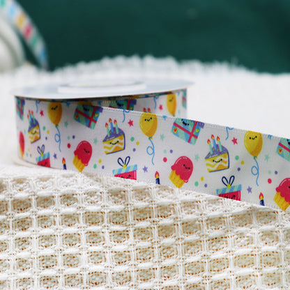 Packing Ribbon Polyester Printing Webbing Bouquet Bandage