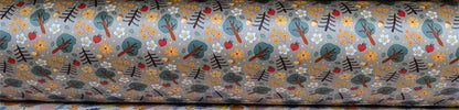 Cartoon Panda And Tiger Cotton Twill