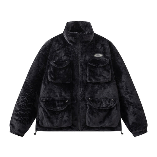 Winter Thick Quilted Polar Fleece Cotton Coat Jacket