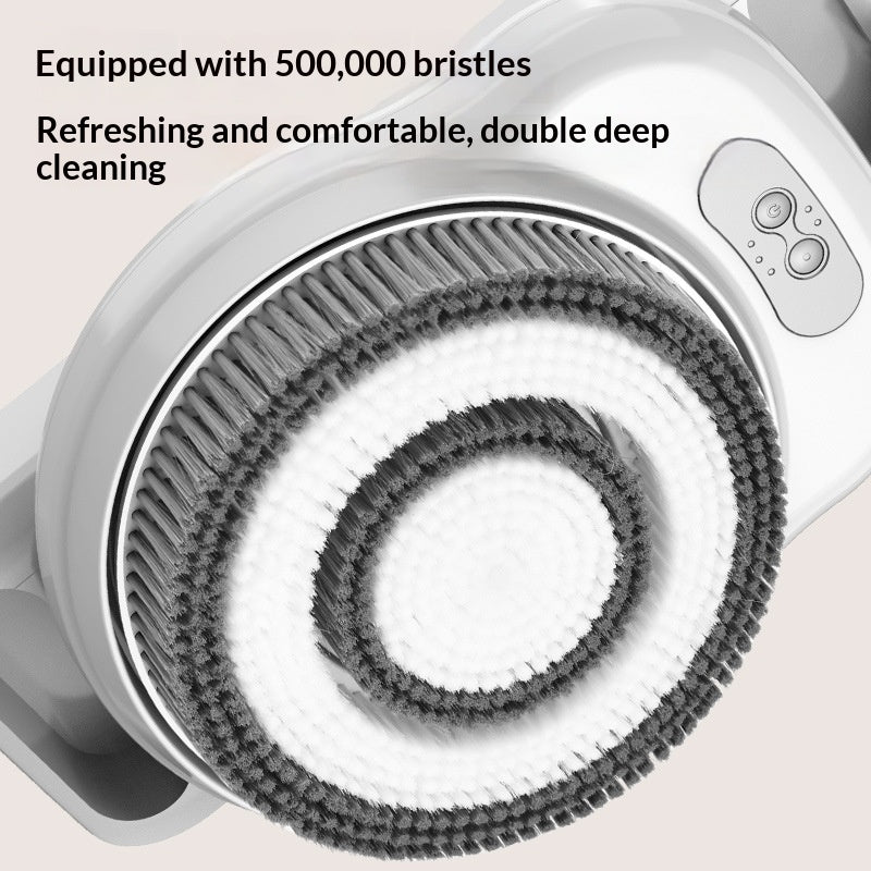 Electric Shower Scrubber Fully Automatic Body Scrubber For Back And Torso