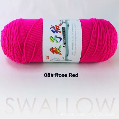 Handmade 5-strand Milk Cotton Hook Needle And Thread