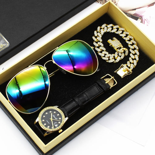 Sunglasses Women's High Sense Bracelet Watch Suit