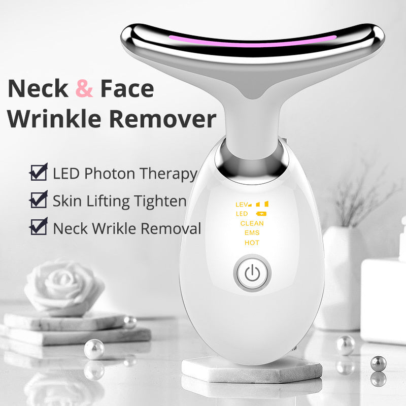 EMS Neck Lifting Tightening Massager with Electric Wrinkle Remover