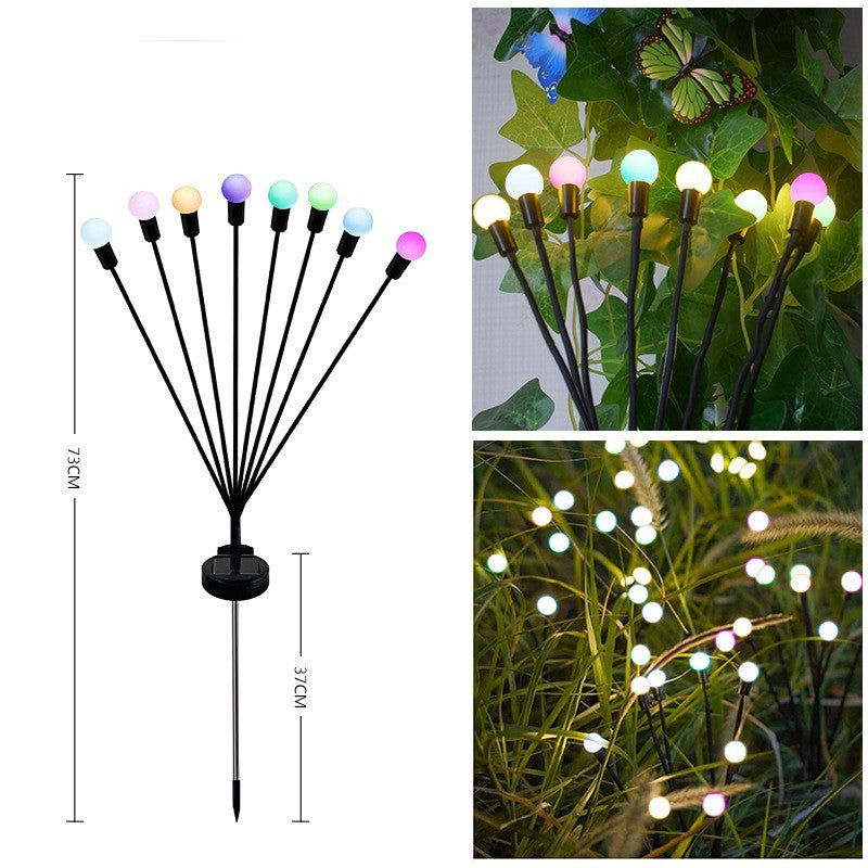 مصباح أرضي هوائي LED على شكل فيرلاي