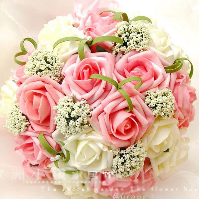 Bride Holding Flowers Romantic Wedding Colorful Bride 's Bouquet Red Pink Blue And Purple Bridal