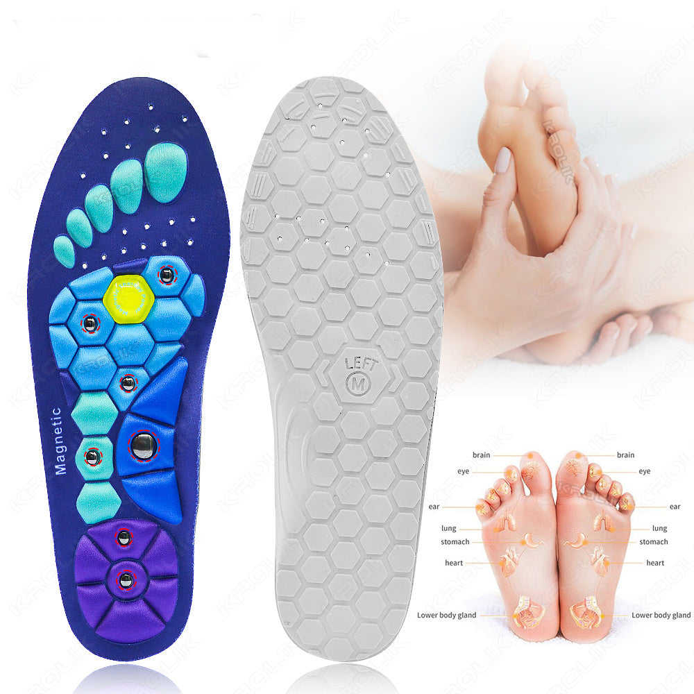 Medical Magnetic Insole Therapy Sports Insoles Orthopedic  Massage Foot Weight Loss Slimming