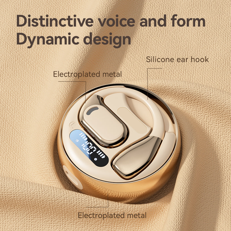 Fall Open - Ear Weireless Earphone, Lightweight Earphone , Noice Cancelling Bluetooth - CompatibleStereo
