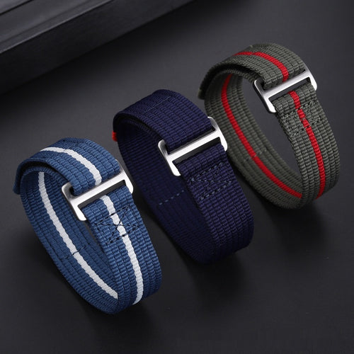 Velcro Canvas Nylon Stripe Strap