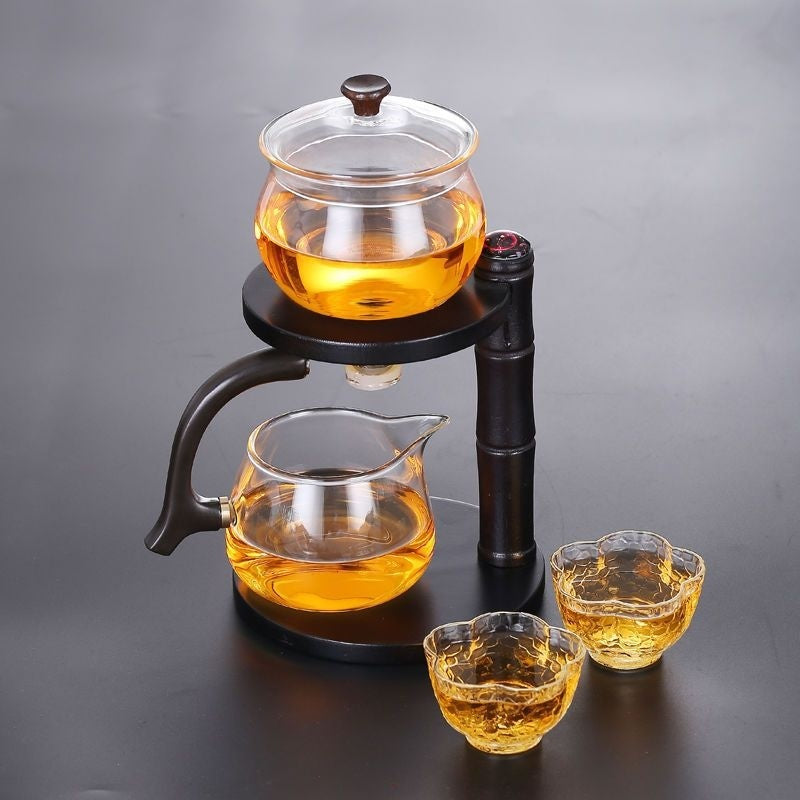 Glass Semi-automatic Fully Automatic Tea Set Suit Lazy Household
