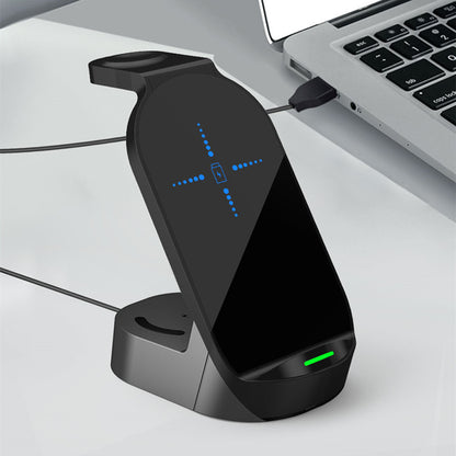 Four-In-One Wireless Charger For Apple Mobile Phone Watch Headset All-In-One Wireless Charger