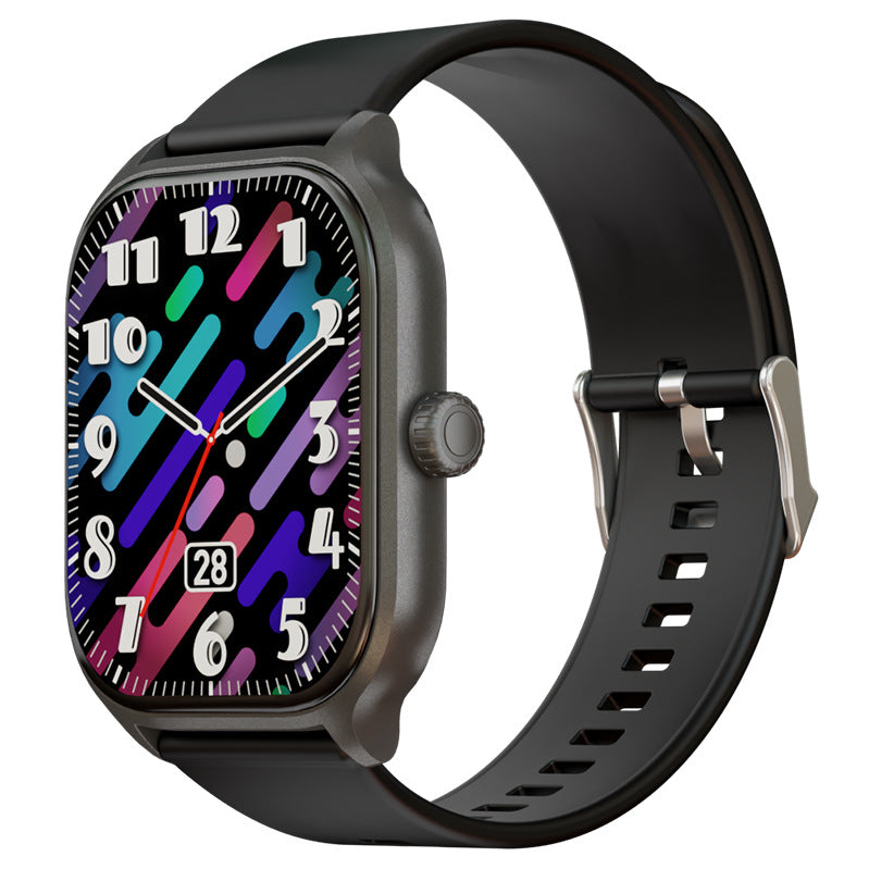 smartwatch Bluetooth call heart rate and blood pressure monitoring sleep multifunctional exercise 2.01 inch men's watch