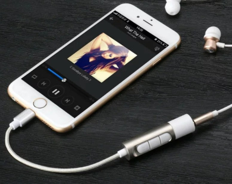 2 in 1 for Lightning to 3.5mm Earphone Headphone
