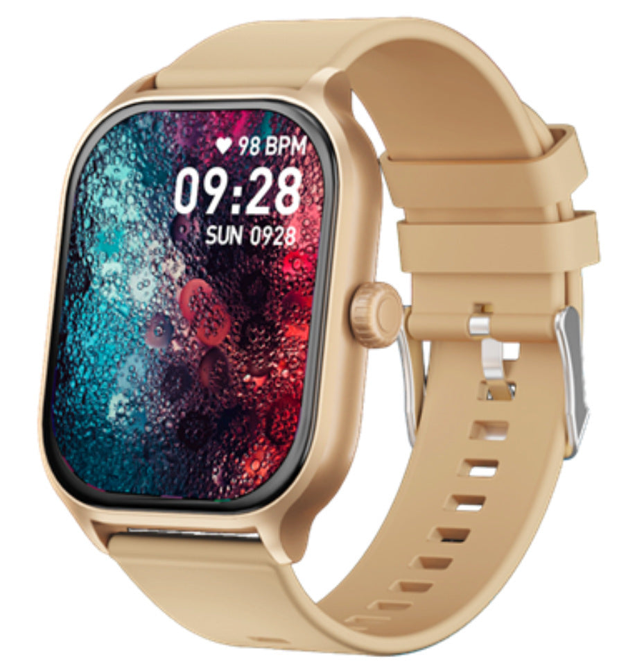 smartwatch Bluetooth call heart rate and blood pressure monitoring sleep multifunctional exercise 2.01 inch men's watch