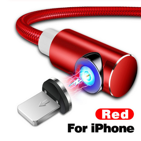 2m Magnetic Cable Micro USB Type C Adapter Charger Fast Charging For Magnet  Cord