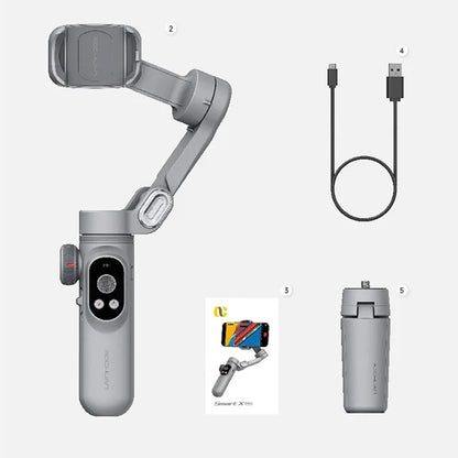 mobile phone three-axis anti shake stabilizer Tiktok short video VLOG shooting handheld PTZ live broadcast support