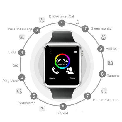 Wrist Watch Bluetooth Smart  Sport Pedometer  For Android Smartphone