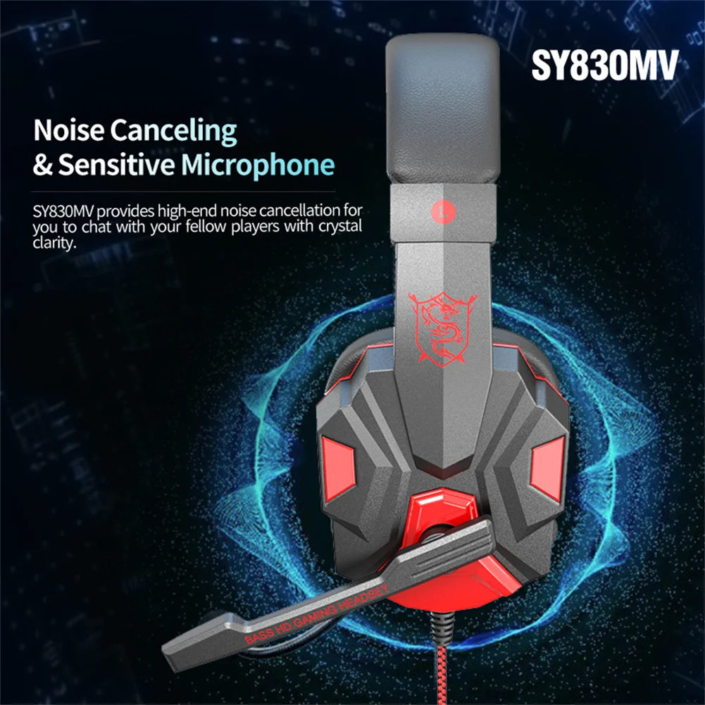 Earphones for wired laptops, dedicated earphones for gaming and esports, comfortable to wear, and head mounted gaming