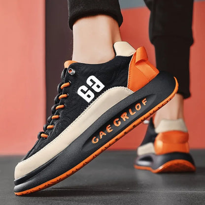 Men Sneakers Spring Breathable Comfort Casual Shoes Male Flat Shoe Fashion Luxury Brand No-slip Running Shoes Tennis Sports Shoe