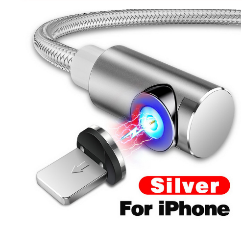 2m Magnetic Cable Micro USB Type C Adapter Charger Fast Charging For Magnet  Cord