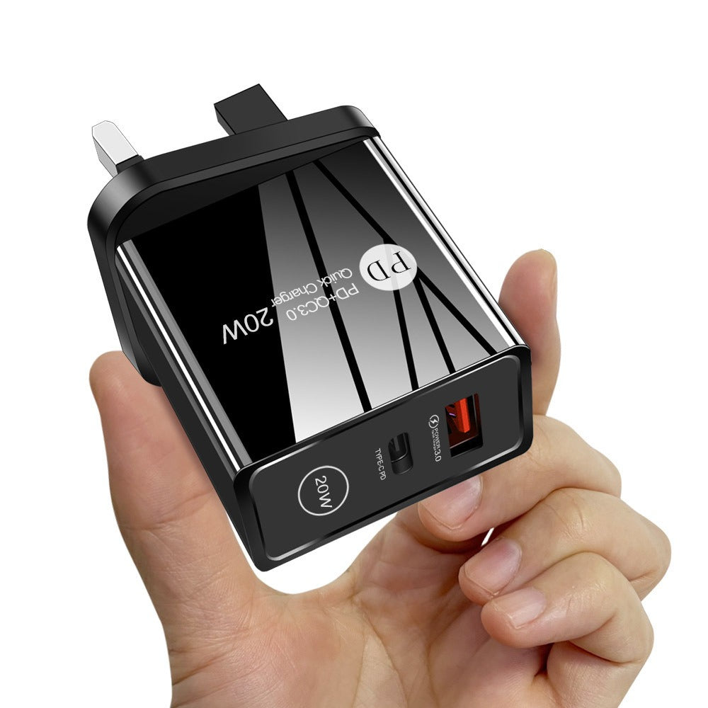 20W fast charging PD QC3.0 mobile phone charger charging head