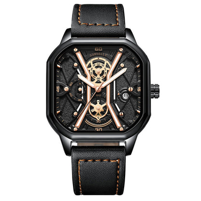 Quartz Men's Watches Luxury Fashion Wristwatches Chronograph Luminous