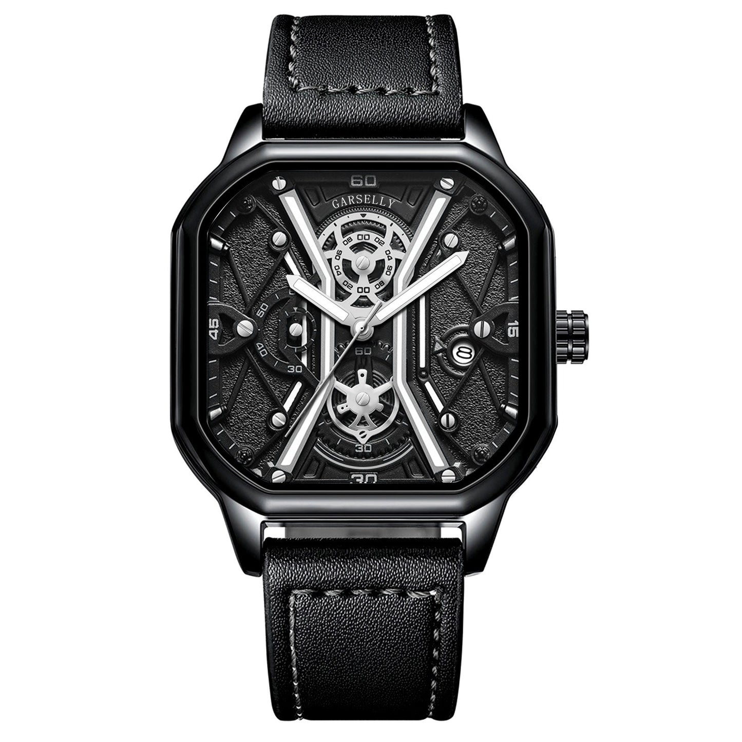 Quartz Men's Watches Luxury Fashion Wristwatches Chronograph Luminous