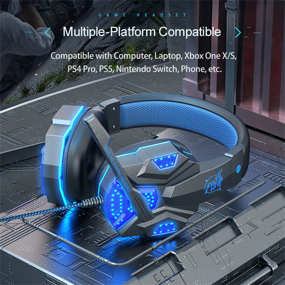 Earphones for wired laptops, dedicated earphones for gaming and esports, comfortable to wear, and head mounted gaming