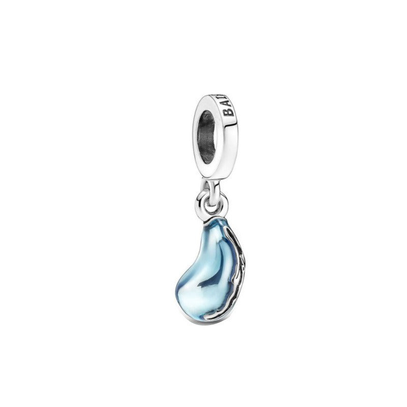 S925 sterling silver eternal confession double surround heart small motorcycle DIY accessories